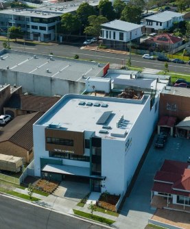 Aerial view of Young Academics